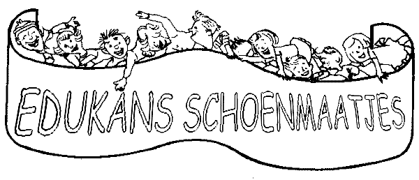 Schoenmaatje lint kleurplaat